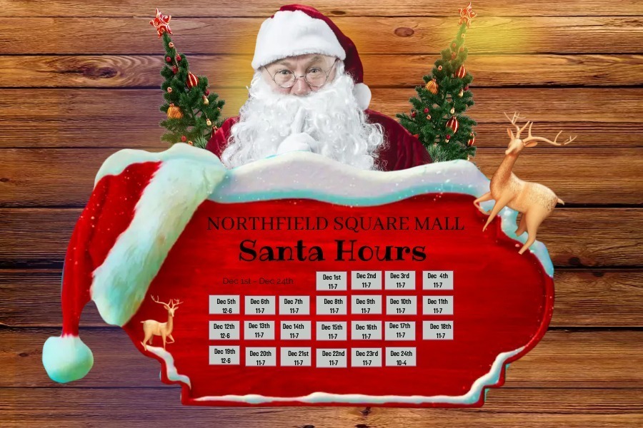 Northfield Square Mall Santa hours