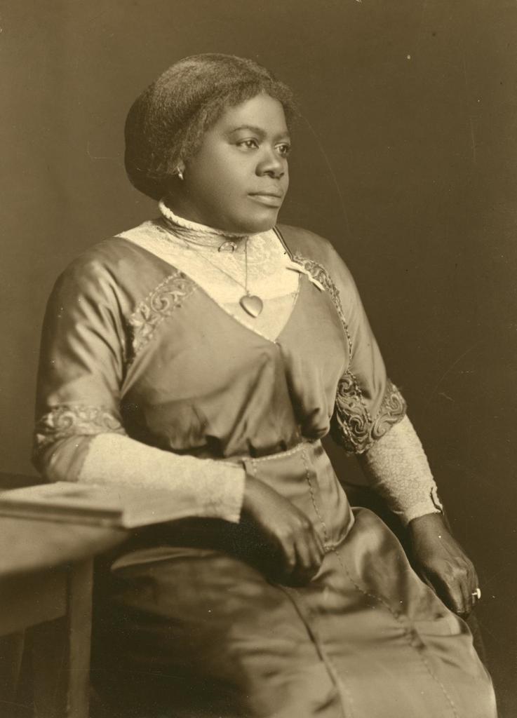 Black and White portrait of Mary McLeod Bethune 